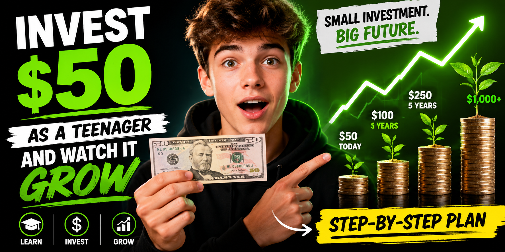 Invest $50 as a Teenager and Watch It Grow: A Beginner’s Guide to Building Long-Term Wealth